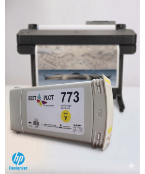 Best Plot HP DesignJet Z6800-Z6600-Z6200 Plotter Uyumlu Muadil Mürekkep 775ml Sarı Y