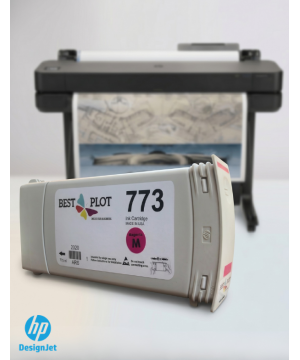 Best Plot HP DesignJet Z6800-Z6600-Z6200 Plotter Uyumlu Muadil Mürekkep 775ml Magenta M