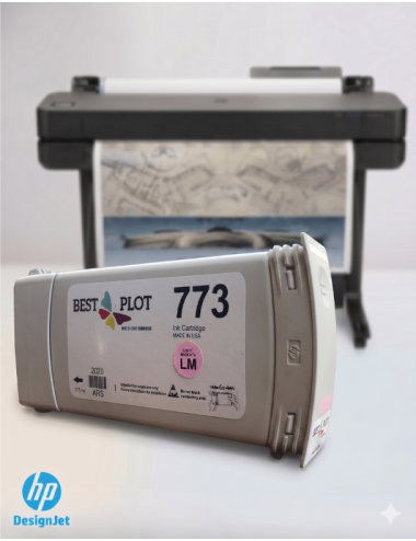 Best Plot HP DesignJet Z6800-Z6600-Z6200 Plotter Uyumlu Muadil Mürekkep 775ml Açık Magenta LM